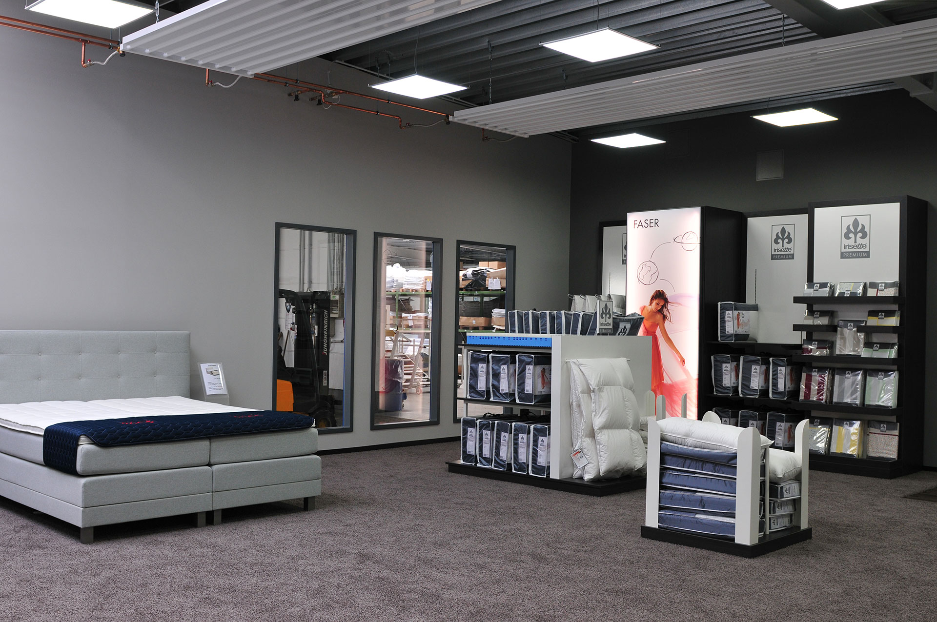 Sitec Werksverkauf Büren - neue Matratzenausstellung